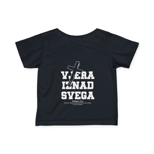 MAJICA ZA DJECU "VJERA IZNAD SVEGA"